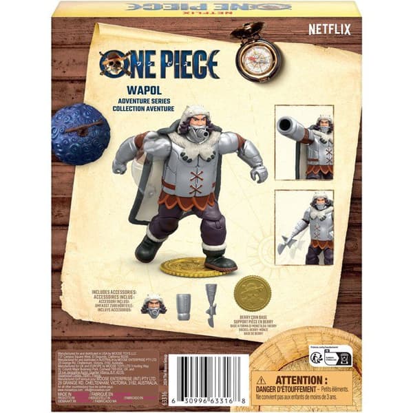 Ledad figur - ONE PIECE - Wapol - 15 cm - Från 4 år