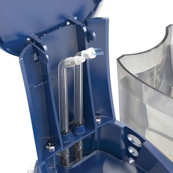 Waterpik Ultra Plus WP-663 blå hydropuls för fast montering, 10 trycknivåer, 1250 pulser/min, 1-min timer, 7 munstycken blå one size