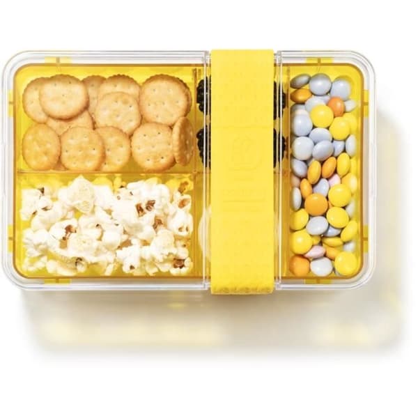 Fackfördelad matlåda - BODUM - Bistro - Bestick - Citron - Pandone Gul