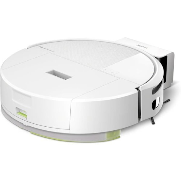 iRobot Roomba 205 DustCompactor Combo - Komprimerar automatiskt skräp inuti roboten upp till 60 J - Clearview LiDAR Vit