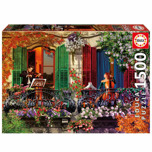 Pussel - EDUCA - Serenad - 1500 bitar - 85 x 60 cm - För vuxna - Målningar som tema