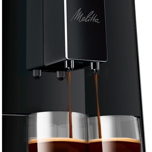 MELITTA E950-222 Automatisk espressomaskin med Caffeo Solo-kvarn - Pure Black