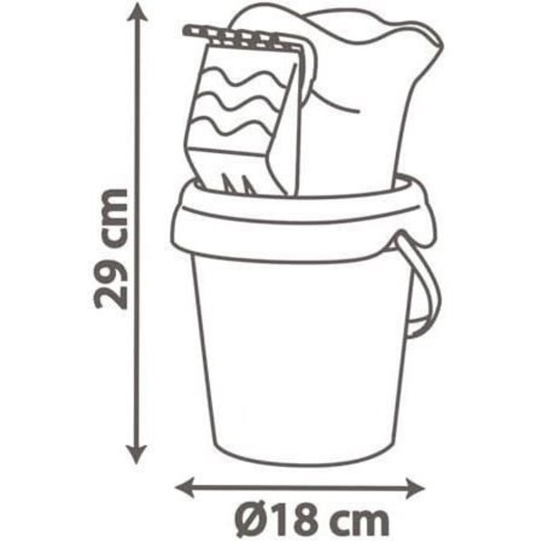 SMOBY - Gabby and the Magic House MM Bucket Fylld Vattenkanna