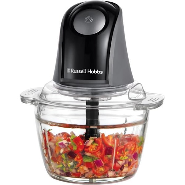 Minihackare - RUSSEL HOBBS - Matt kol - 200 W - 1 L - Svart
