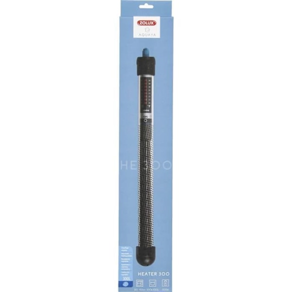 Akvarievärmare - ZOLUX - 300W - Längd 36cm - Kalltvattenfisk - Rektangulär