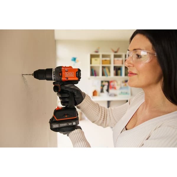 Black+Decker BLD683XN-XJ 18V slagborrmaskin - miljövänlig - batteri ingår ej