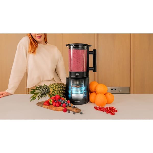 Mixer - CECOTEC - Grand Katana Total Destroy Screen B - 2700 W - 1,8 L - Glasskål - Svart
