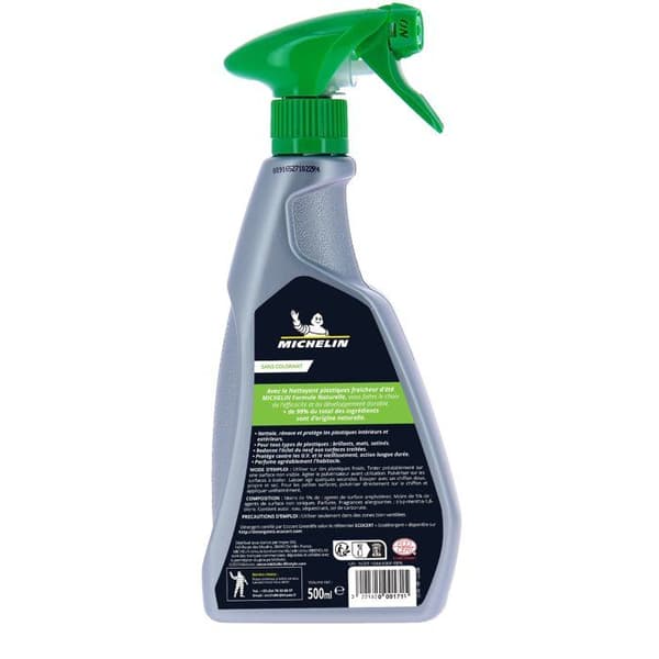 MICHELIN - Miljövänlig plastrengöring - Sommarfräschör - 500ml