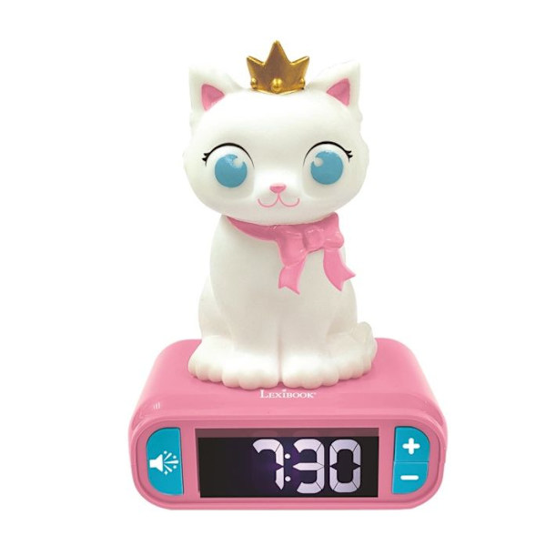 3D Cat Night Light Alarm Clock och ljudeffekter