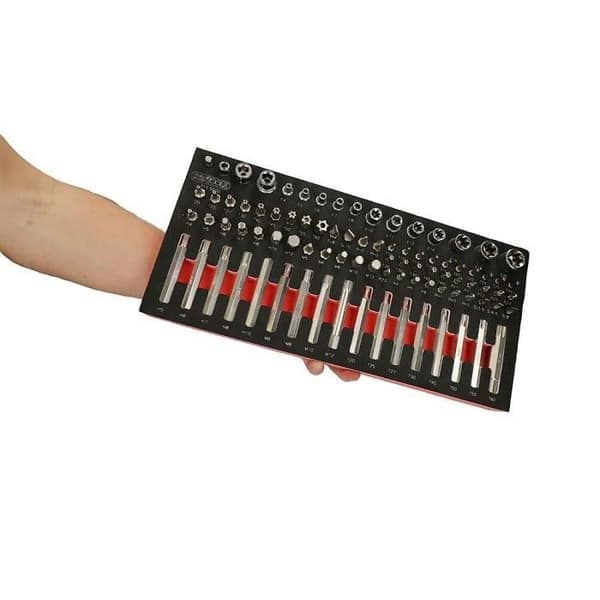 Modul - KS TOOLS - 713.5010 - Torx-skruvmejselbits och hylsnyckelmodul - 88 delar