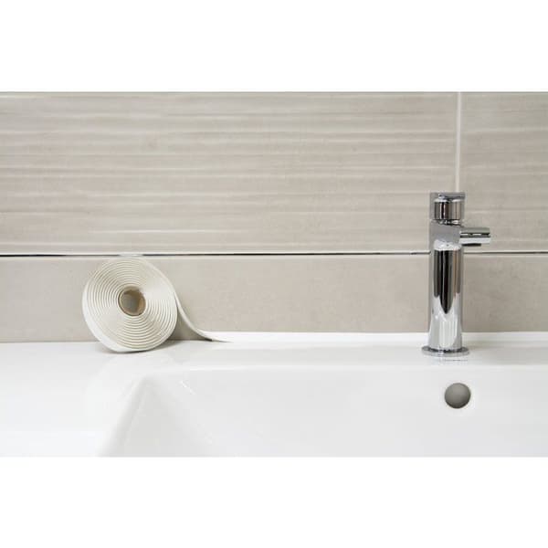 Monteringsklar skarv - GEB - Bredd 15 mm x 3,35 m - Vit