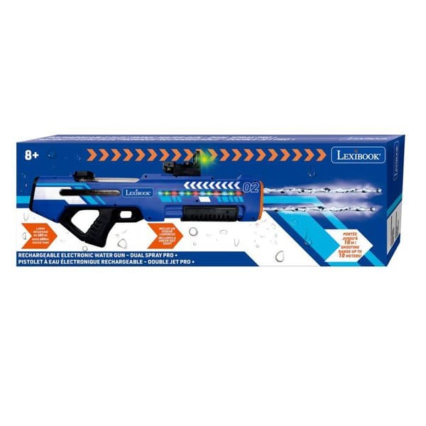 LEXIBOOK - Genopladelig elektronisk vandpistol  Dual jet Pro+