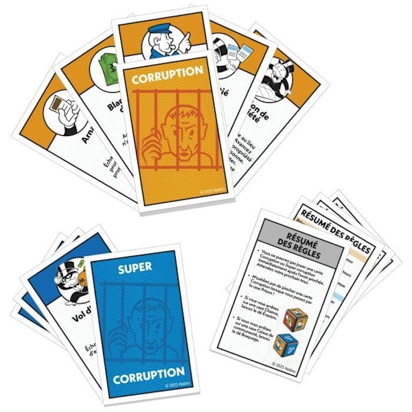 Monopoly Go to Jail Expansion, gör det klassiska Monopoly-spelet roligare och snabbare, brädspel, 2 till 6 spelare, 40 m