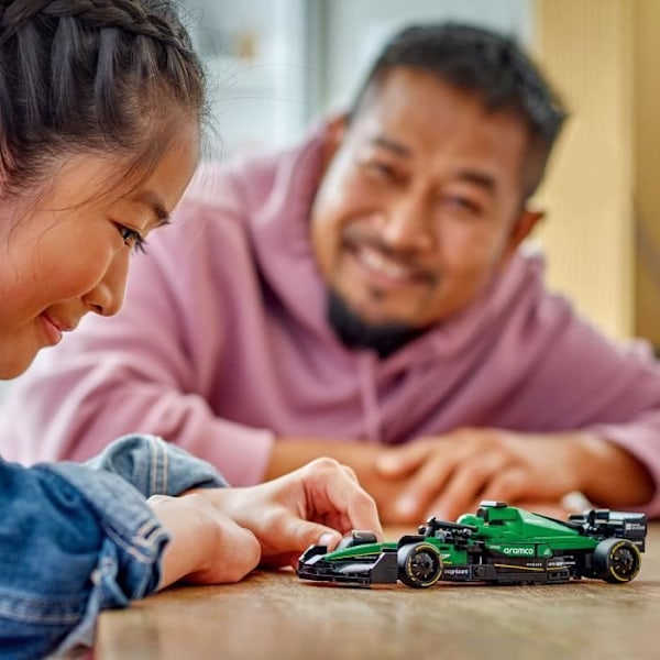 LEGO Speed Champions 77245 Aston Martin Aramco AMR24 F1 Car - Leksak för 10 år gamla pojkar