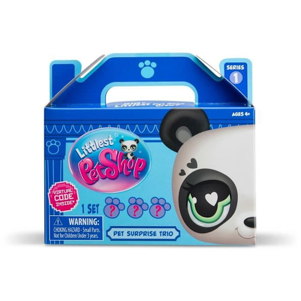 BANDAI - Littlest Pet Shop - 3 överraskningsdjur - Små djur att samla - BF00568