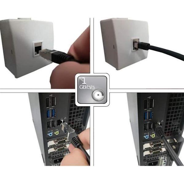 LINEÄR PCJ6FNH RJ45 Cat.6-kabel - 10m