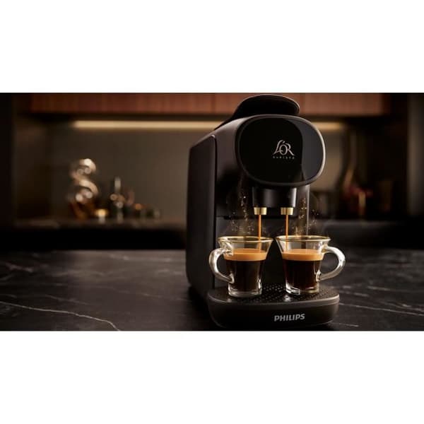 Kaffemaskin med dubbla kapslar - PHILIPS - L'Or Barista Sublime - LM9012/65 - Svart + 50 kapslar ingår