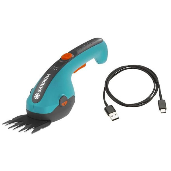 ClassicCut Li Lawn Shears- 3.6V / 2.5 Ah-Blades Protection / USB-C- 9884-20 Kabel