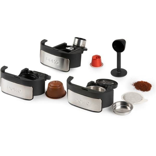 DOMO 4-i-1 Espressomaskin - 1525 W - 1,5 L - Svart