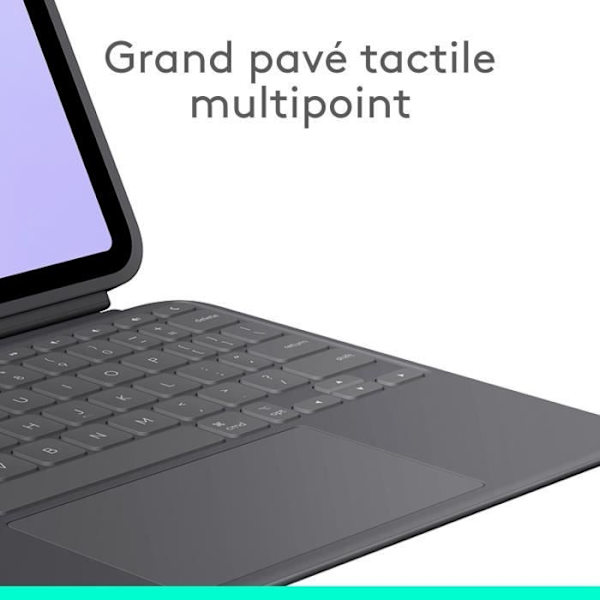 Surfplattatillbehör Logitech Combo Touch tangentbordsfodral för iPad Pro 11-tum (M4)(2024)