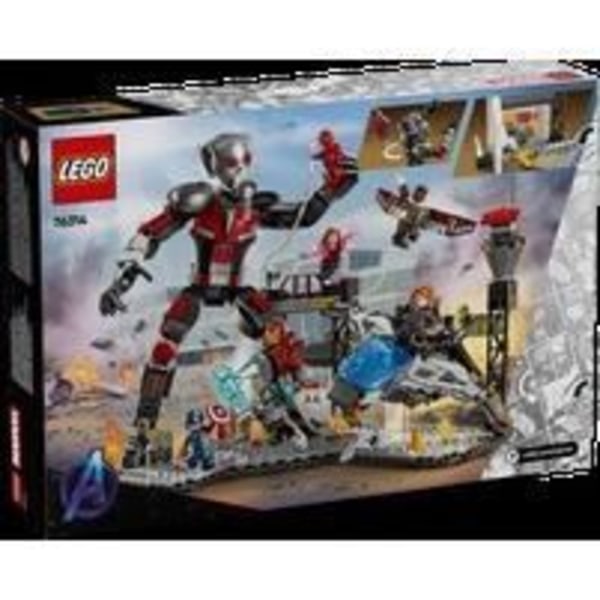 LEGO Marvel 76314 Captain America's Battle: Civil War - Leksak för 10-årig pojke
