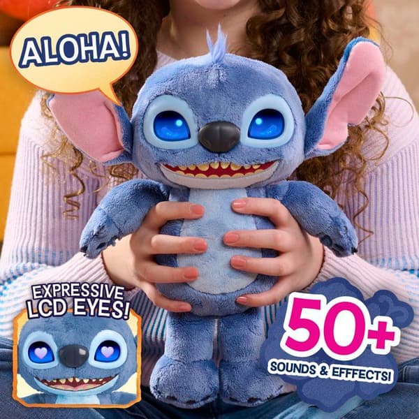 Many Moods Gosedjur - STITCH - Live Action - 30 cm - Från 5 år
