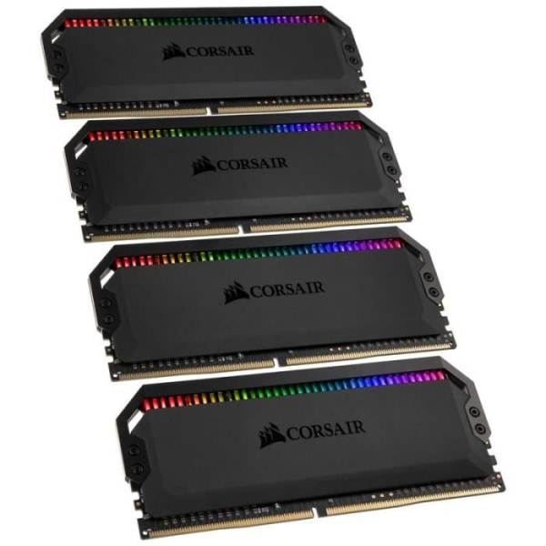 CORSAIR PC-minne DOMINATOR PLATINUM RGB 32GB (4 x 8GB) DDR4 DRAM 3600MHz C18 Memory Kit (COR0840006607403)