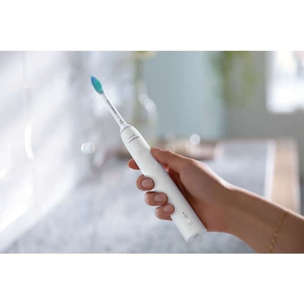Tandborste - PHILIPS - HX3671/13 - Sonicare - 3000-serien - Vit - Elektrisk