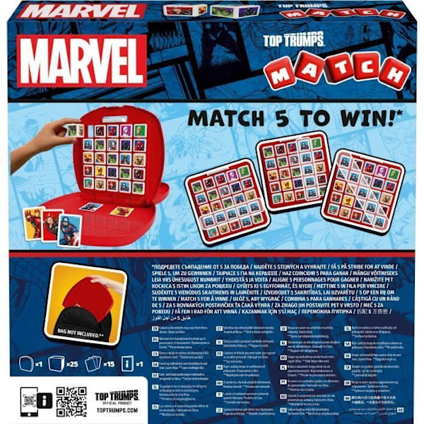 Match - Brädspel - VINNANDE TRÄCKSPEL - Marvel 2025