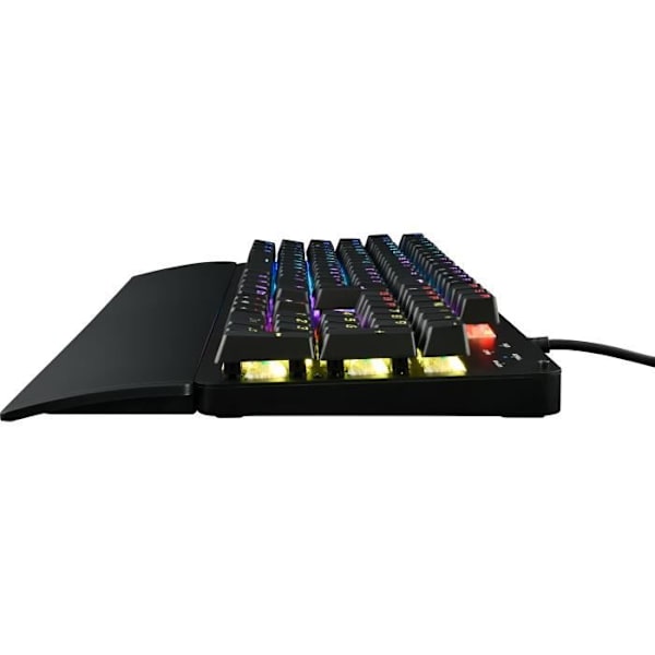 THE G-LAB Gaming Carbon Backlit mechanisk tangentbord - Switch Blues - handledsstöd - FR
