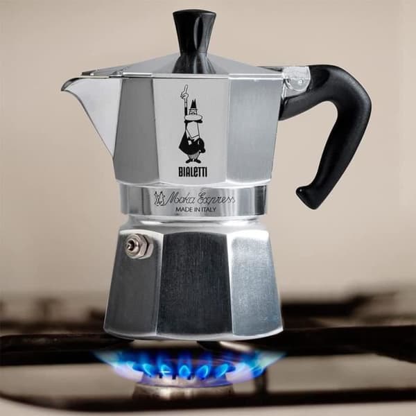 Italiensk kaffebryggare Bialetti - Moka Express - Aluminium - 4 koppar