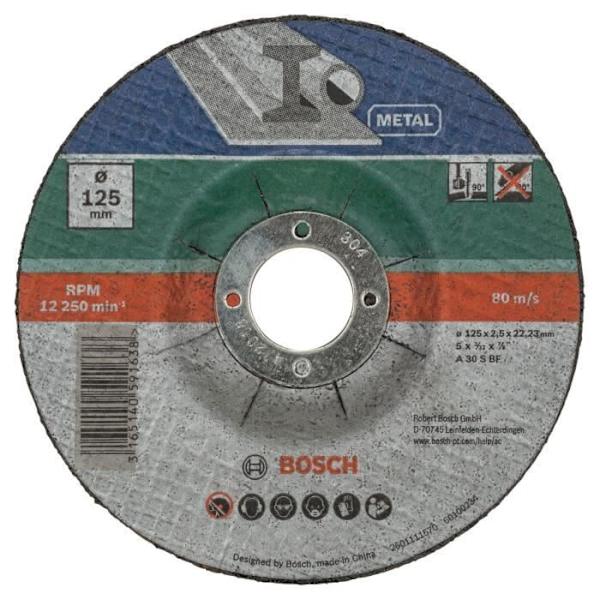 BOSCH tillbehör - 125 x 2,5 stålskiva