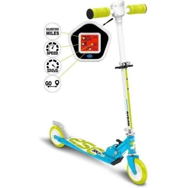 Skids Control Foldable Scooter - Blue