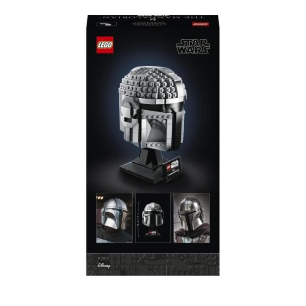 LEGO 75328 Star Wars Den Mandalorian hjälm samlarmodell kit att bygga, dekoration och present för vuxna