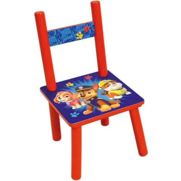 FUN HOUSE PAT'PATROUILLE Bord H 41,5 cm x B 61 cm x D 42 cm med stol H 49,5 cm x B 31 cm x D 31,5 cm - För barn