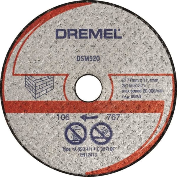 DREMEL Set med 2 Dremel DSM20 kompakta sågskivor