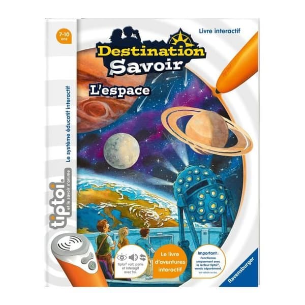 tiptoi, Interaktiv bok, Destinationskunskapsutrymme, 7 år, 13099007, Ravensburger