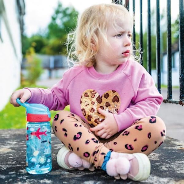 Paket med 2 vattenflaskor - NUBY - Super Quench - 540 ml - Rosa