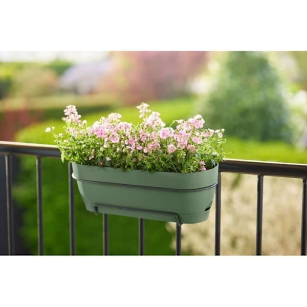 Vibia Rectangle Planter - plast - Tank - Ø50 - Grönt