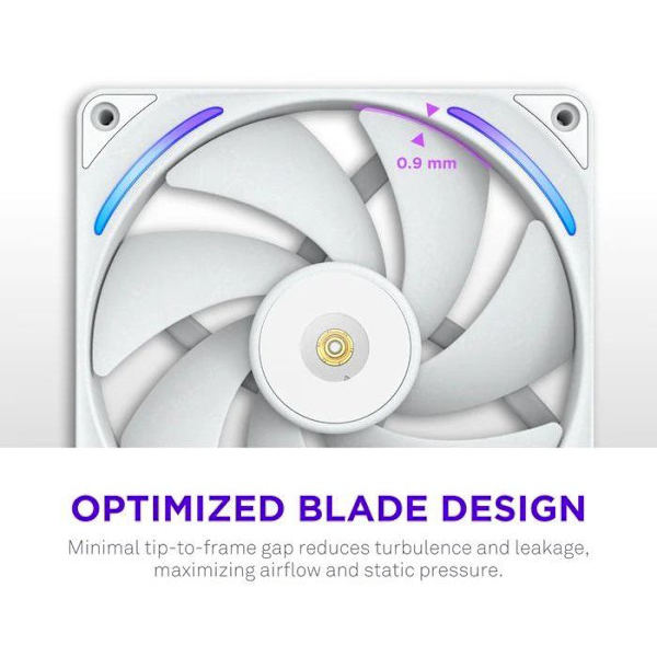 PC-fläkt - NZXT - F280X Core Single Frame (RF-U28PN-W1) - Ø 280 mm
