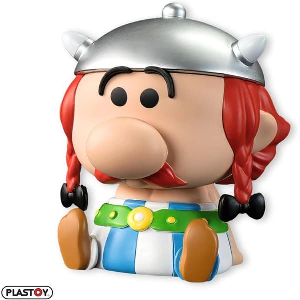 Spargris - PLASTOI - Asterix Chibi Obelix - Plast - 14 cm
