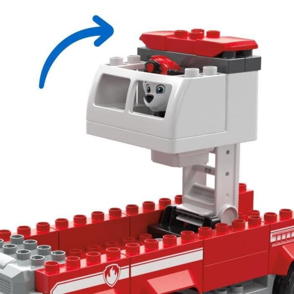 Mega Bloks - Super Fire Truck Pat 'Patrol - Construction Bricks - 3 år gammal