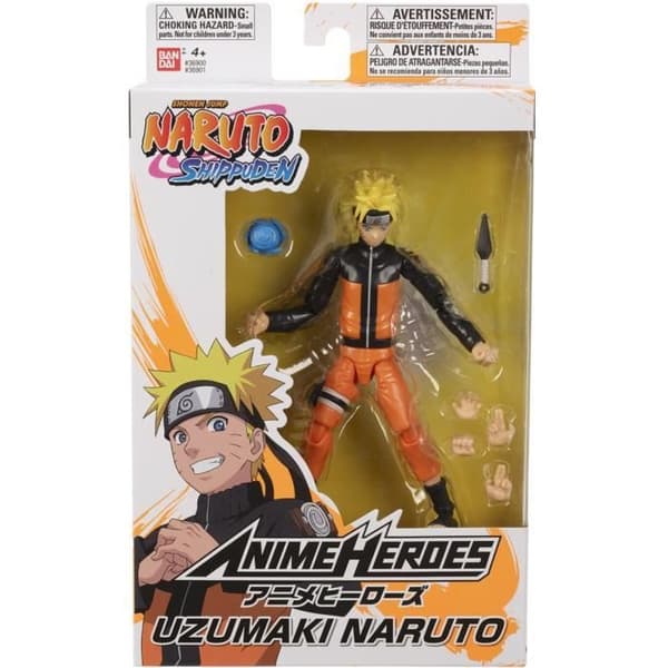 Anime Heroes - Naruto Shippuden - Figur Anime hjältar 17 cm - Naruto Uzumaki