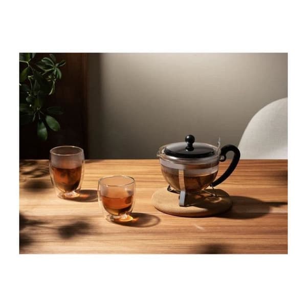 BODUM CHAMBORD Tekanna med sil 1,3L grå