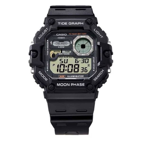 Klocka - CASIO - WS-1700H - Unisex - Svart - Kvarts - Digital