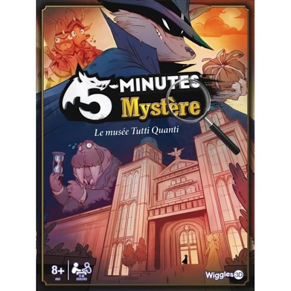 Brädspel - WIGGLES 3D - 5 Minutes Mystery - Kortspel