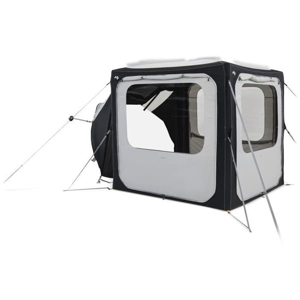 Uppblåsbart campingskydd - DOMETIC - HUB - Enkel uppblåsningspunkt Air Frame - Vattentät - Mått 2,3 x 2,3 x 2,3 m