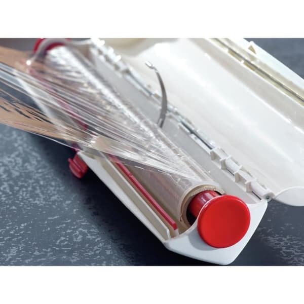 Filmskärare dispenser - LEIFHEIT - PERFECT CUT 23051 - För 33 cm rullar - Vit