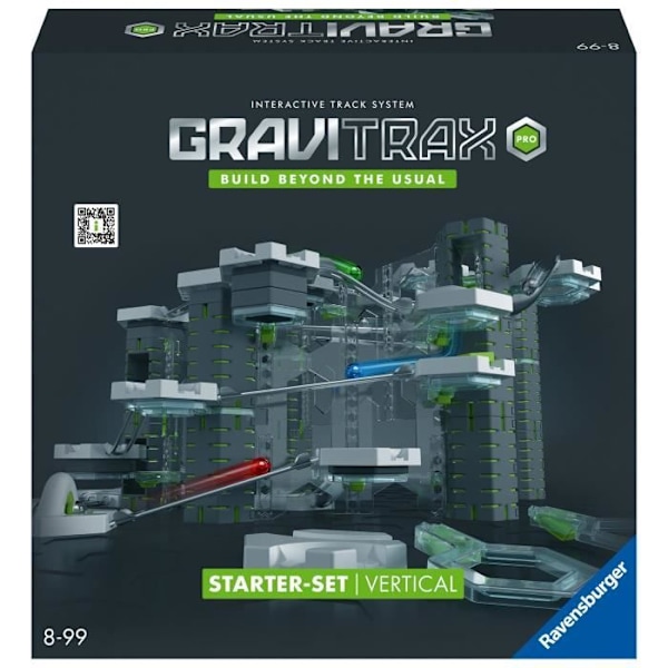 GraviTrax PRO Starter Set Vertikal, 152 delar - Marmorbana, Marmorbana att bygga, Ålder 8, 22426, Ravensburger