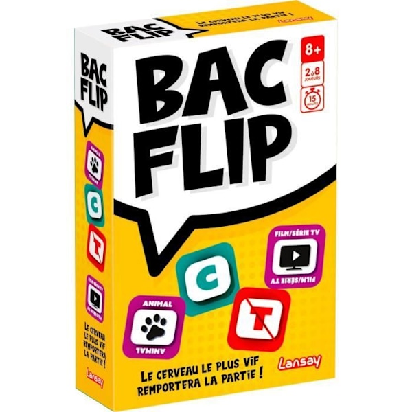 Brädspel - LANSAT - BAC FLIP - Från 8 år